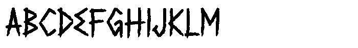 Vondalore Regular Font UPPERCASE
