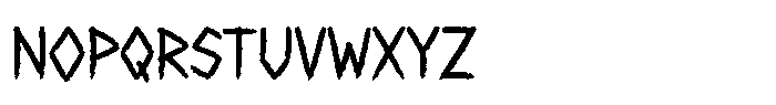 Vondalore Regular Font LOWERCASE