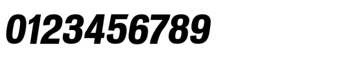 Vonnes Condensed ExtraBold Italic Font OTHER CHARS