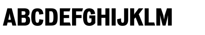 Vonnes Condensed ExtraBold Font UPPERCASE