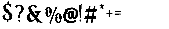 Voodz Font OTHER CHARS