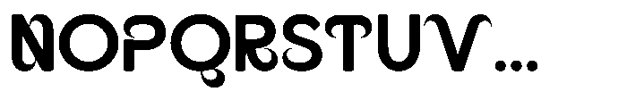 Voome Font UPPERCASE
