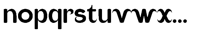 Voome Font LOWERCASE