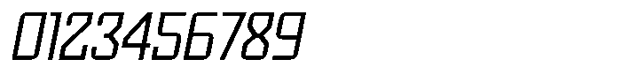 Voorty Italic Light Font OTHER CHARS
