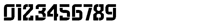 Voorty Stencil Regular Font OTHER CHARS