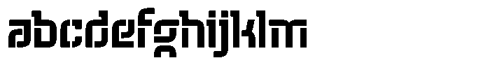 Voorty Stencil Regular FONT
