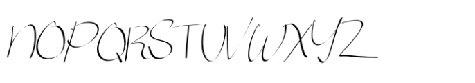 Vora Script Font UPPERCASE