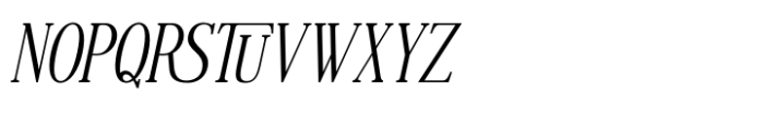 Voracity Serif Display Italic Font UPPERCASE