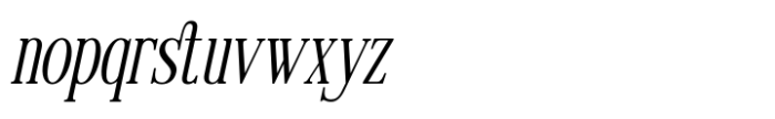 Voracity Serif Display Italic Font LOWERCASE