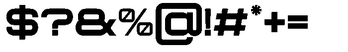 Vordex Regular Font OTHER CHARS