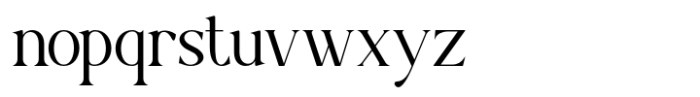 Vorgena Medium Font LOWERCASE