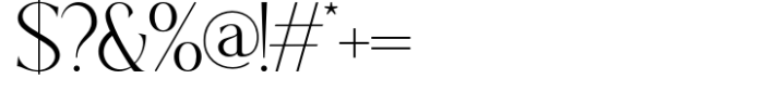 Vorgena Regular Font OTHER CHARS