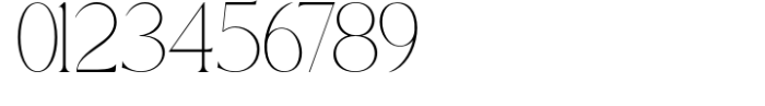 Vorgena Thin Font OTHER CHARS