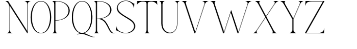 Vorgena Thin Font UPPERCASE