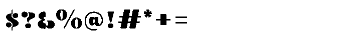 Vorline Regular Font OTHER CHARS