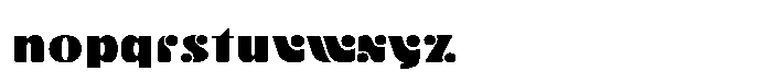 Vorline Regular Font LOWERCASE
