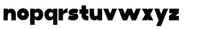 Vorn Font LOWERCASE