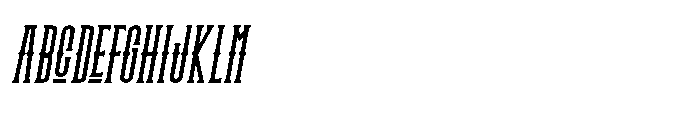 Vornick Regular_Italic Font UPPERCASE