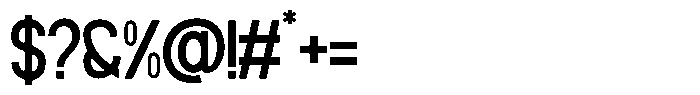 Vortania Font OTHER CHARS