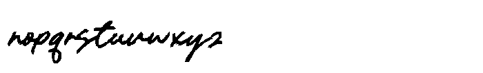Vortex Omega Font LOWERCASE