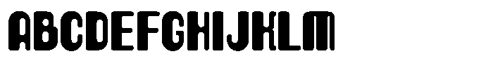 Vounell Font UPPERCASE