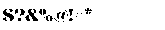 Voval Black Font OTHER CHARS