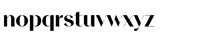 Voval Bold Font LOWERCASE