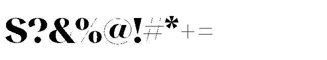 Voval Extrabold Font OTHER CHARS