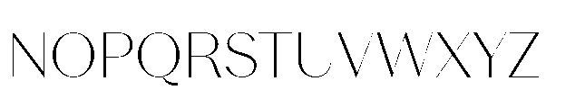 Voval Extralight Font UPPERCASE
