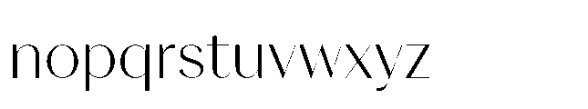 Voval Light Font LOWERCASE