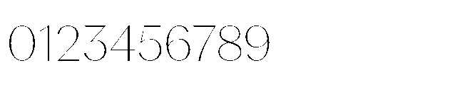 Voval Thin Font OTHER CHARS