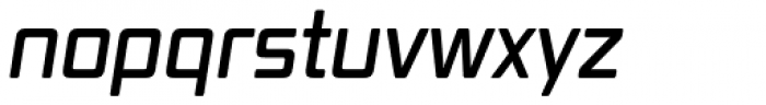 Vox Round SemiBold Italic Font LOWERCASE