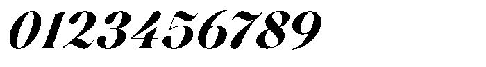 Voxas Black Italic Font OTHER CHARS