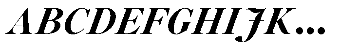 Voxas Black Italic Font UPPERCASE