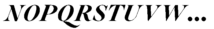 Voxas Black Italic Font UPPERCASE
