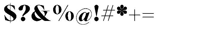 Voxas Black Font OTHER CHARS