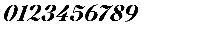 Voxas Book Black Italic Font OTHER CHARS