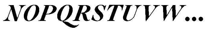 Voxas Book Black Italic Font UPPERCASE