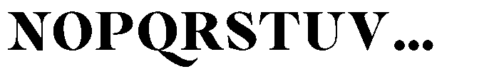 Voxas Book Black Font UPPERCASE
