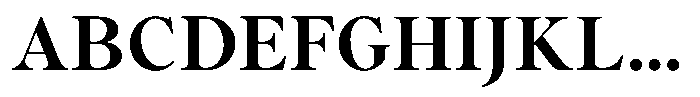 Voxas Book Bold Font UPPERCASE