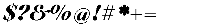 Voxas Book Extra Black Italic Font OTHER CHARS