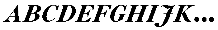 Voxas Book Extra Black Italic Font UPPERCASE