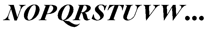 Voxas Book Extra Black Italic Font UPPERCASE