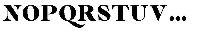 Voxas Book Extra Black Font UPPERCASE