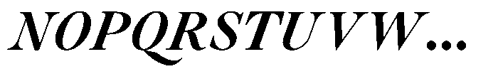 Voxas Book Extra Bold Italic Font UPPERCASE