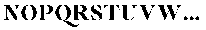 Voxas Book Extra Bold Font UPPERCASE
