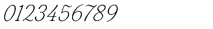 Voxas Book Extra Light Italic Font OTHER CHARS