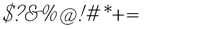 Voxas Book Extra Light Italic Font OTHER CHARS