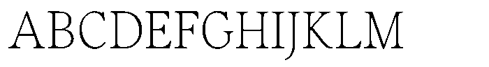 Voxas Book Extra Light Font UPPERCASE