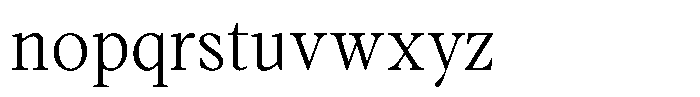 Voxas Book Light Font LOWERCASE